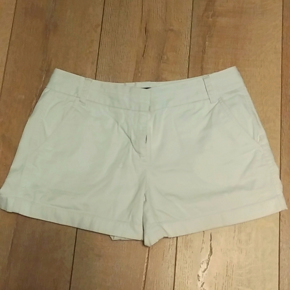 J.Crew Chino White Shorts - Size 4